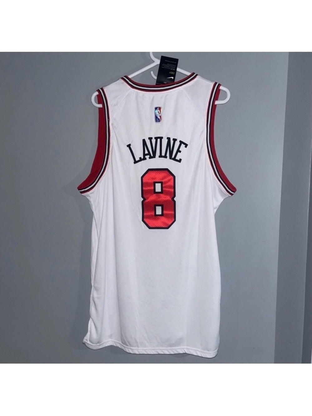 Nike Icon Edition Chicago Bulls 75 Anniversary White #8 Zach Lavine NBA Jersey
